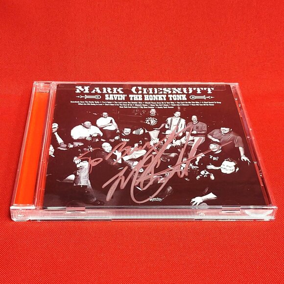 Mark Chestnutt Savin The Honky Tonk CD Signed 2001 - Picture 3 of 8